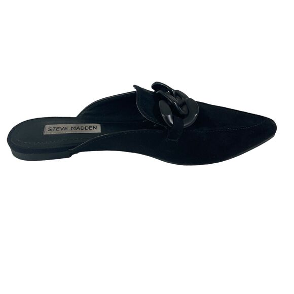 Steve Madden Women's Suede Slip On Slides Shoes Finn Model SZ/6M - Picture 11 of 16